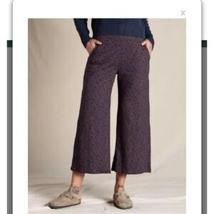 Toad & Co Chaka Raisin Geo Pants Sz L